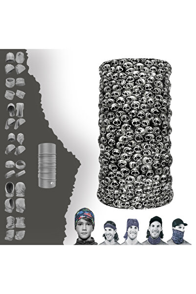 DeBuff Collar Skull Tiny Minik Kuru Kafa Buff Baf Dikişsiz Tüp Boyunluk Bandana