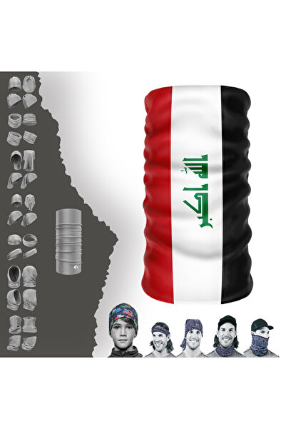 e-Taktik Багатофункціональна маска для обличчя з прапором Іраку, пов'язка на ...