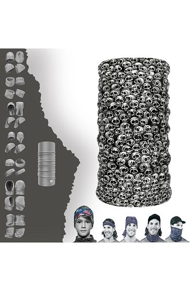 e-Taktik Skull Tiny Seamless Tube Neck Collar Bandana