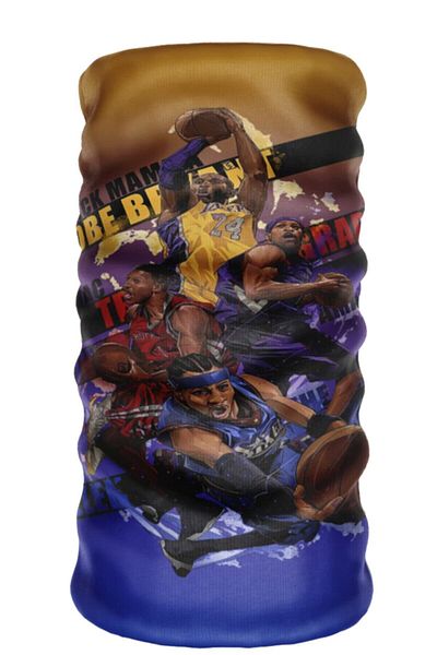 e-Taktik Nba Buff Seamless Tube Neck Collar Bandana Balaklava