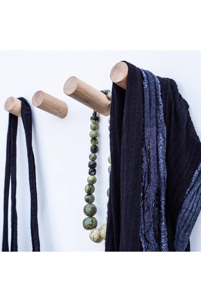 THE SIMPLE STYLE Ahşap Duvar Kancası 1 Adet