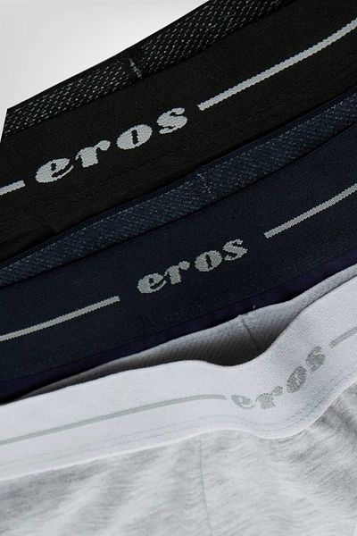 vory Eros Ανδρικό Compac Ύφασμα Γκρι-Μπλε-Μαύρο Slip