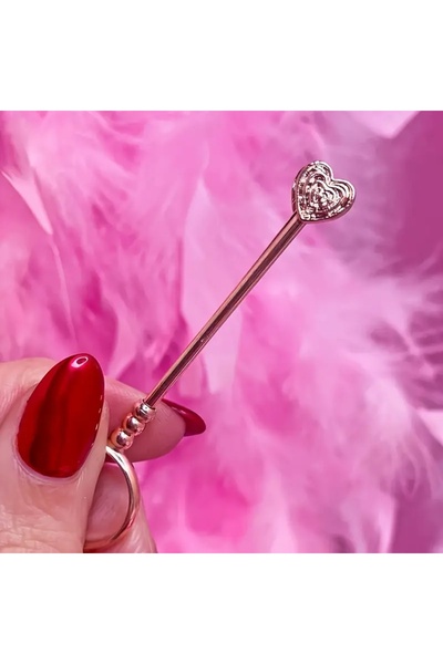 GlassySKY Kalp Modelli Sigara Tutucu Parmak Yüzüğü,Parmak Sararma Ve Koku Önl...