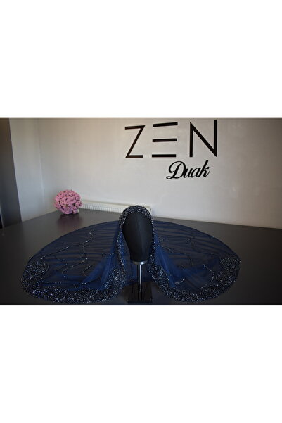 ZEN DUVAK Nakışlı Bahar Model Gelin Duvağı