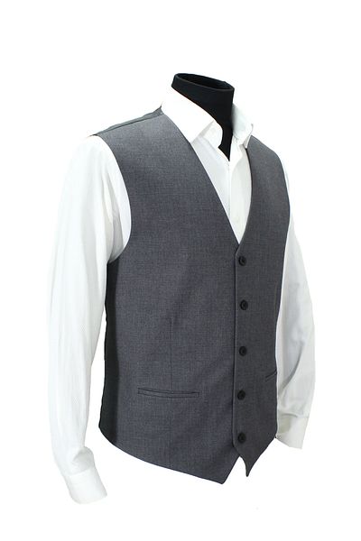 MENTOR REGALO Large Size U-Neck Vest Gray 162014
