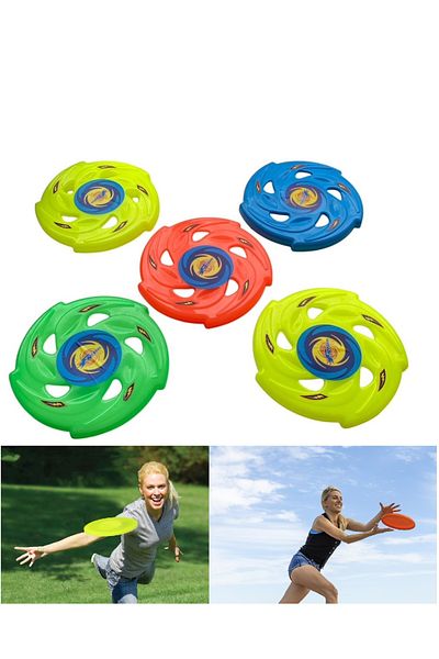 MUBX Frisbee Throwing Disc Set of 5 24 cm Garden Beach Sand Beach Toy