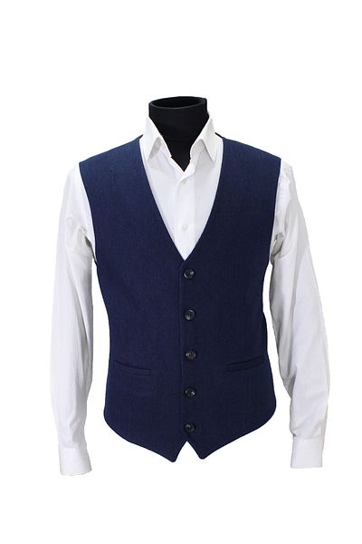 MENTOR REGALO Men's Vest V-Neck Lavicert Wool Patterned 160359
