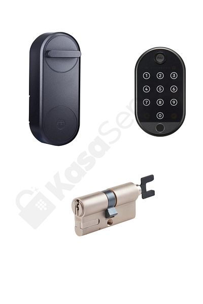 Yale kilit Yale Linus Black Smart Lock System Kit