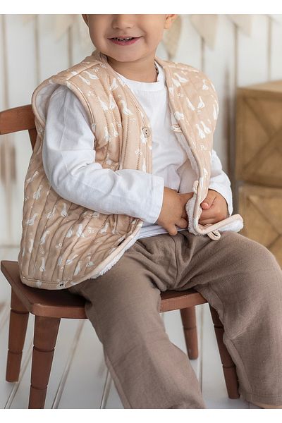 Kirazkids Duck Patterned Plush Baby Vest