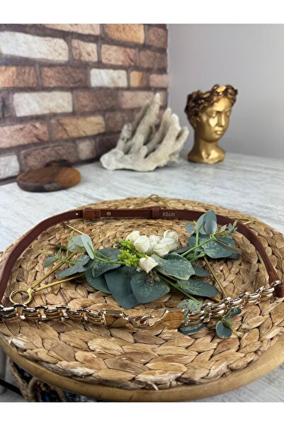 SEDEF TAKI Gold zincirli bel kemeri