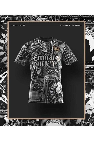 Legent Lady Arsenal New Season Black Patterned Jersey