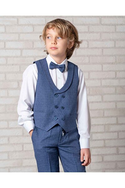 Mogi Erkek Çocuk Yelekli Takım Elbise