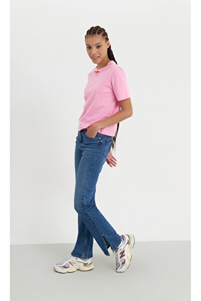 MAXLEVEL MODA Φιόγκος ΛΕΠΤΟΜΕΡΗΣ ΡΑΦΗ ΠΡΟΒΑΤΟΥ ΓΥΝΑΙΚΕΙΟ T SHIRT