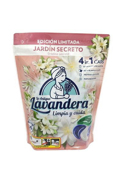 Lavandera DETERGENT CAPSULES 46 PIECES SECRET GARDEN