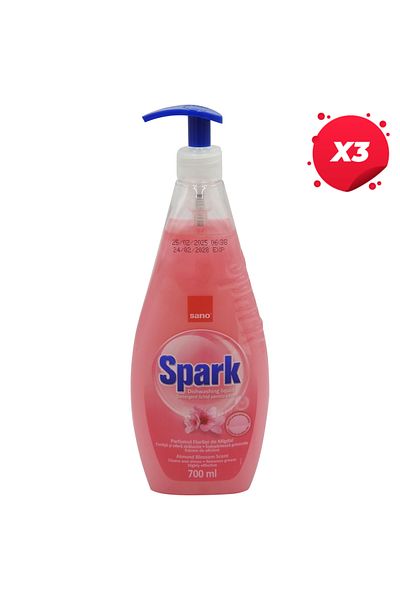 Sano X3 - SANO DETERGENT VASE 700ML SPARK FLOWERS ALMOND
