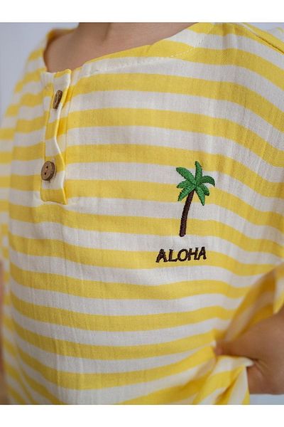Kirazkids 2 Layer Muslin Aloha Summer Set