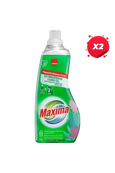 Sano X2 - SANO MAXIMA LIQUID DETERGENT 1.5L MOMENTS OF JOY 60 WASHES