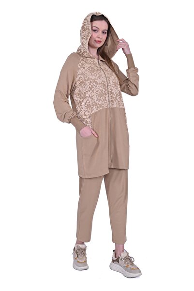 Invee Invee 6876 Lace Detailed Two Thread Set - Gold