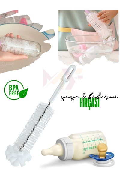 Myend Baby Bottle Bottle Jar Cleaning Brush, Multi-Purpose Dish Stick Tp-152