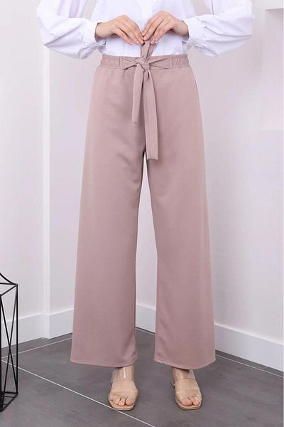 SOSYETE AVM Women's Vision High Waist Wide Leg Pocket Pants