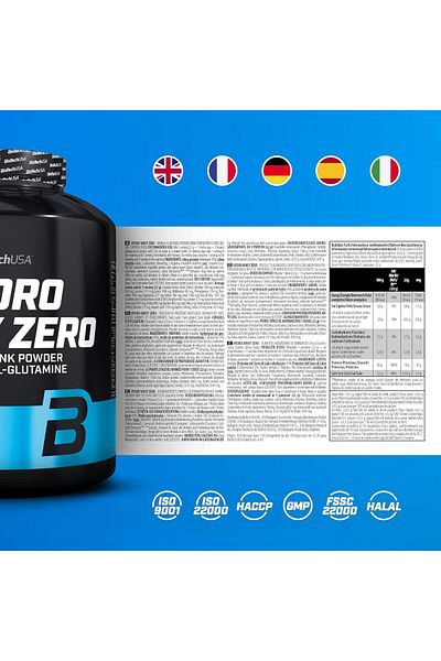 BiotechUSA Biootechusa Hydro Whey Protein Zero - 1816 g