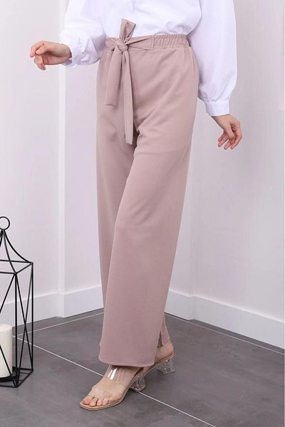 SOSYETE AVM Women's Vision High Waist Wide Leg Pocket Pants