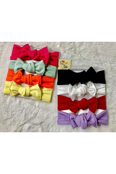 ESES BEBE Baby Girl 8 Pack Ribana Bandana