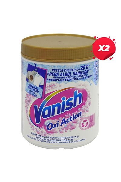 Vanish X2 - VANISH  STAINS POWDER 960GR WHITE