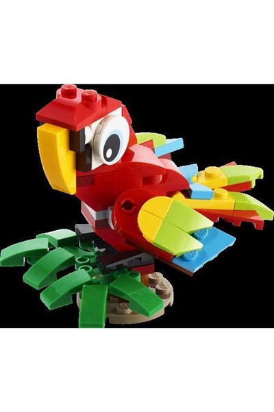 LEGO كرياتور 30581 - الباباغا الاستوائية اللامعة