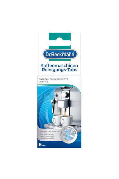 Dr.Beckmann DR. TABLETE DE CURĂȚAT MAȘINA DE CAFEA BECKMANN 6BUC