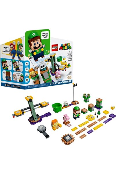 LEGO ® Super Mario™ Luigi Ile Maceraya Başlangıç Seti 71387 - Çocuklar Için Yaratıcı Oyuncak Yapım Se