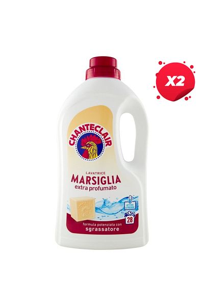 chante clair X2 - DETERGENT DE RUFE CHANTE CLAIR 1.260L MARSEILLE 28 SPĂLĂRI