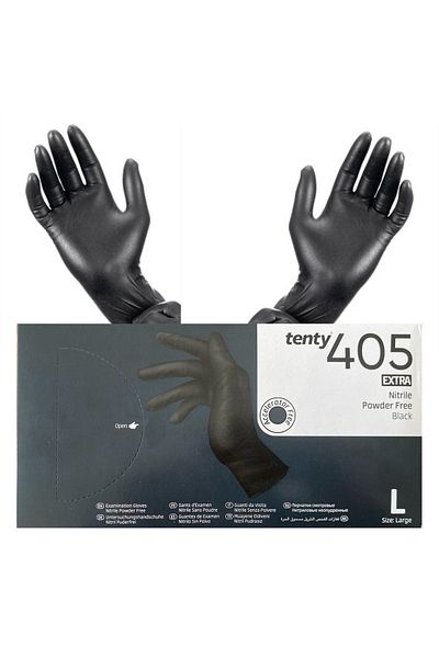 Tenty - 405 (XL) Extra Thick Black Gloves