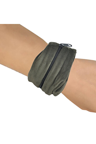 X-Perk محفظة رياضية بجيب مطاطي وأكمام طويلة ومحفظة مطاطية وسلسلة مفاتيح بسحاب...