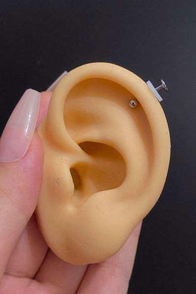 Blisse Piercing Unisex Transparent Bioplast Anti Keloid Earring and Piercing Disc 10 Pieces