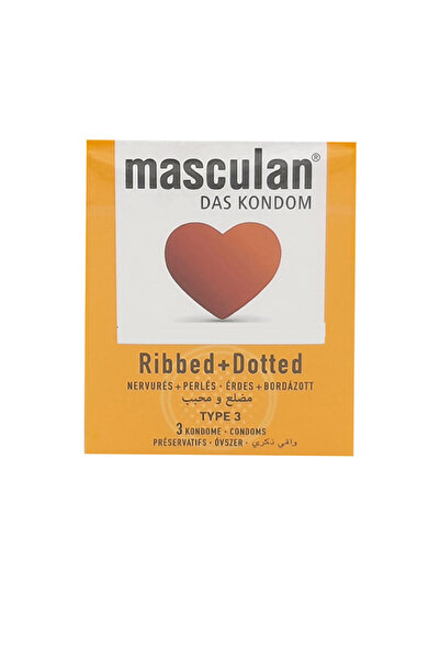 Masculan ماسكولان واقي ذكري مضلع ومحبب