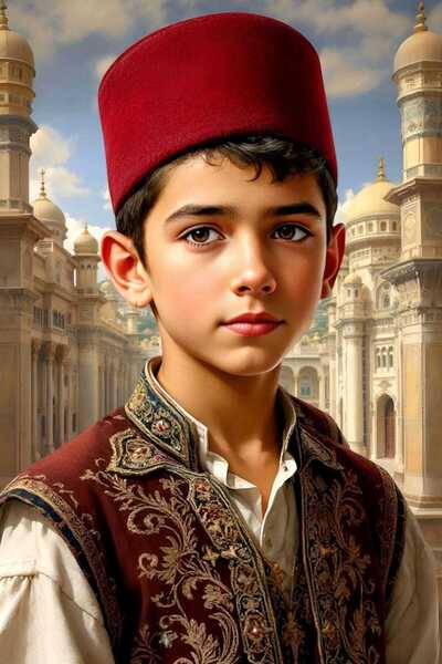 Trenderrs Çocuk Geleneksel Fes Çocuk Osmanlı Fes