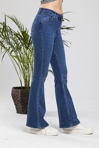 LİMABEL High Waist Jeans for Women - Flared Leg and Jeans, Lycra