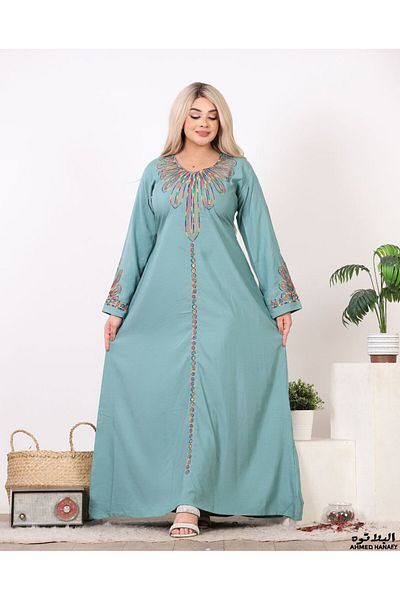 Genrics Soft embroidered cotton jalabiya...combines comfort, luxury and elegance