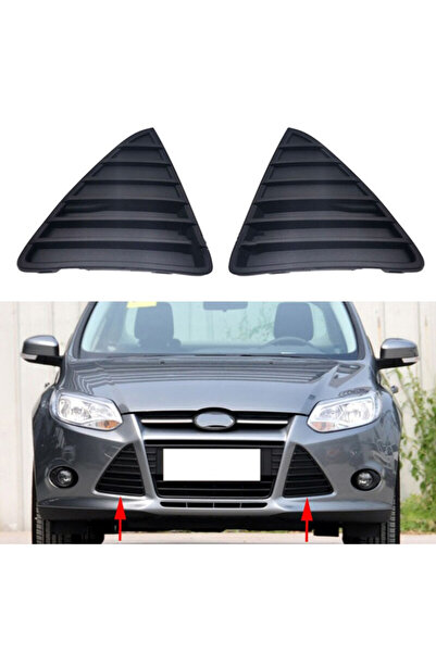 fkoto Focus 3 Ön Tampon Panjuru Üçgen Panjur Mat Siyah Sağ Sol