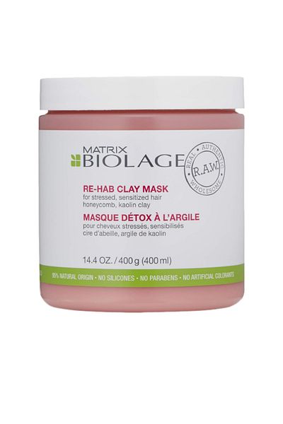 Matrix Biolage بيوليج قناع طين ار ايه دبليو ريهاب من السيليكون والبارابين للشعر التالف 400مل