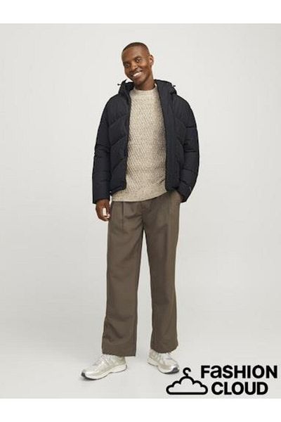 Jack & Jones Waterproof Inflatable Hooded Men's Coat