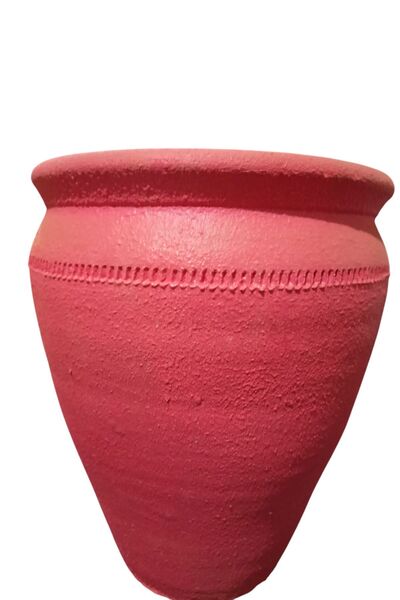 bone tasarım EL YAPIMI TOPRAK VAZO SAKSI