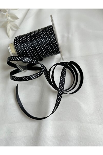 partici dükkanı Panglică de satin de 5 metri - buline - 1CM LĂȚime