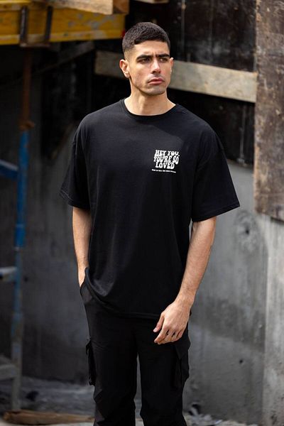 Sezon tekstil Μπλουζάκι Unisex Crew Neck Oversize