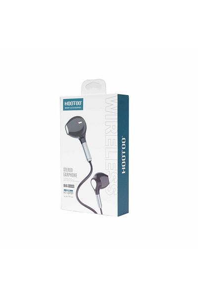 HooToo HOOTOO-HT-EP89 Wired Earphones - Black