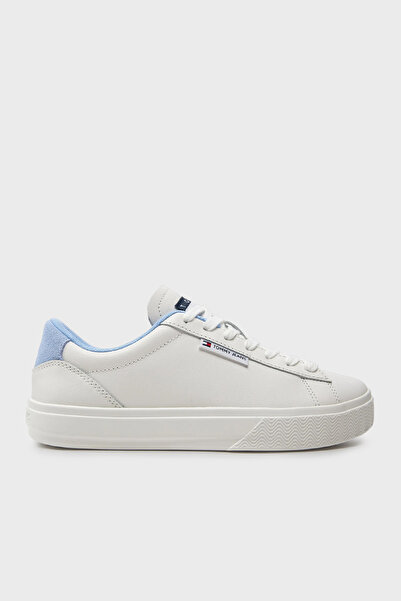 Tommy Jeans Deri Logolu Sneaker Ayakkabı AYAKKABI EN0EN02508 C12