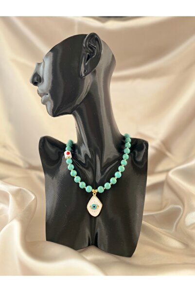 Limi Design Göz Charmlı Turkuaz Nazar Kolye