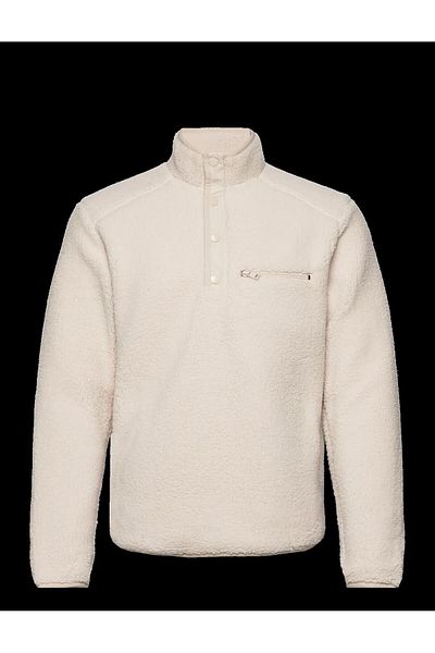 Only & Sons Half Button Fleece Sweatshirt