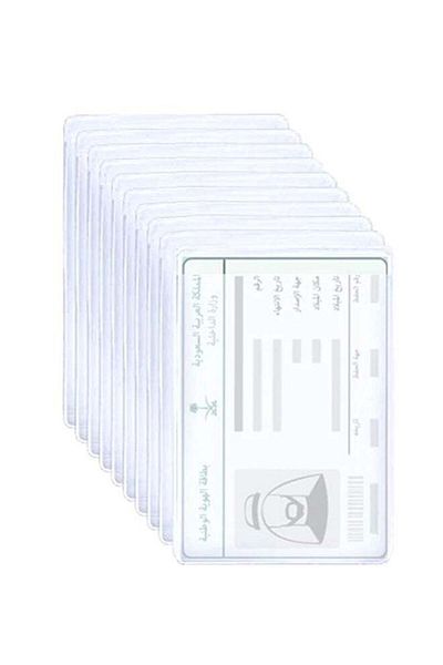 Generic 10-Piece Id Card Holder Transparent